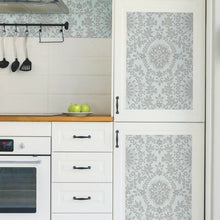 Load image into Gallery viewer, Boho Baroque Damask Peel + Stick Wallpaper