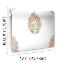Load image into Gallery viewer, Tamara Day Dutch Floral Peel + Stick Wallpaper