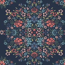 Load image into Gallery viewer, Medallion Floral Peel + Stick Wallpaper