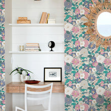 Load image into Gallery viewer, Bohemian Floral Peel + Stick Wallpaper