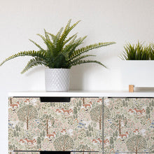 Load image into Gallery viewer, Clara Jean Folklore Forest Peel + Stick Wallpaper