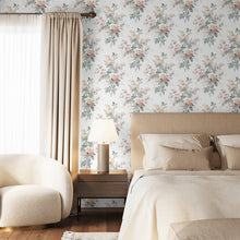 Load image into Gallery viewer, Waverly Emma's Garden Peel + Stick Wallpaper