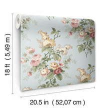 Load image into Gallery viewer, Waverly Emma's Garden Peel + Stick Wallpaper