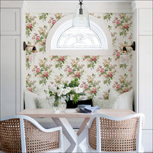 Load image into Gallery viewer, Waverly Emma's Garden Peel + Stick Wallpaper