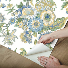 Load image into Gallery viewer, Waverly Graceful Garden Peel + Stick Wallpaper