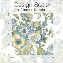 Load image into Gallery viewer, Waverly Graceful Garden Peel + Stick Wallpaper