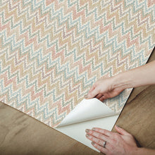 Load image into Gallery viewer, Waverly Heartbeat Peel + Stick Wallpaper