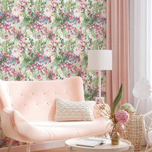 Load image into Gallery viewer, Waverly Abstract Garden Peel + Stick Wallpaper