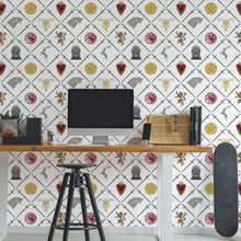 Load image into Gallery viewer, Game of Thrones Sigils Peel + Stick Wallpaper