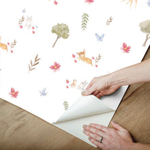 Load image into Gallery viewer, Bambi Watercolor Peel + Stick Wallpaper