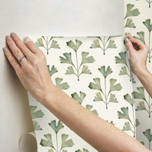Load image into Gallery viewer, Cat Coquillette Gingko Peel + Stick Wallpaper