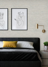 Load image into Gallery viewer, Dimensional Grasscloth Peel + Stick Wallpaper
