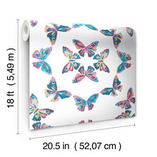 Load image into Gallery viewer, EttaVee Papillon Peel + Stick Wallpaper