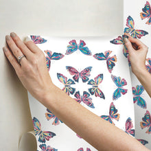 Load image into Gallery viewer, EttaVee Papillon Peel + Stick Wallpaper
