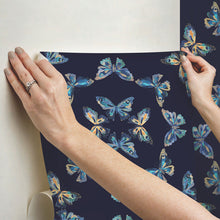 Load image into Gallery viewer, EttaVee Papillon Peel + Stick Wallpaper