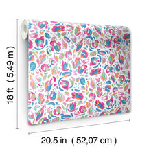 Load image into Gallery viewer, EttaVee Brushstroke Leopard Peel + Stick Wallpaper