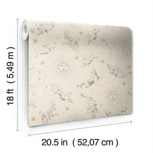 Load image into Gallery viewer, Zodiac Dreams Peel + Stick Wallpaper
