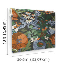 Load image into Gallery viewer, Poppy Fields Peel + Stick Wallpaper