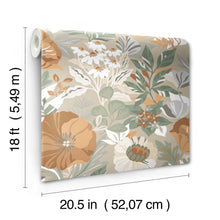 Load image into Gallery viewer, Poppy Fields Peel + Stick Wallpaper
