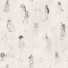 Load image into Gallery viewer, Mr. Kate Luna Zodiac Toile Peel + Stick Wallpaper