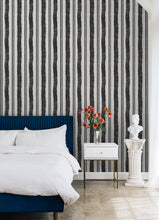Load image into Gallery viewer, Mr. Kate Winston Watercolor Stripe Peel + Stick Wallpaper