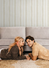 Load image into Gallery viewer, Mr. Kate Winston Watercolor Stripe Peel + Stick Wallpaper