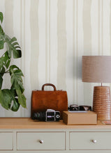 Load image into Gallery viewer, Mr. Kate Winston Watercolor Stripe Peel + Stick Wallpaper