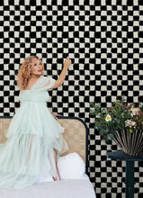 Load image into Gallery viewer, Mr. Kate Tess Watercolor Checker Peel + Stick Wallpaper