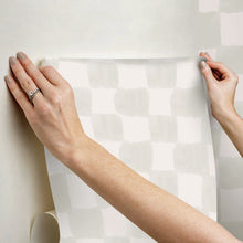 Load image into Gallery viewer, Mr. Kate Tess Watercolor Checker Peel + Stick Wallpaper