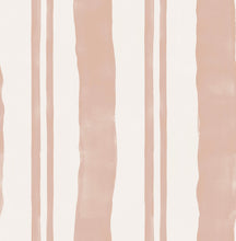 Load image into Gallery viewer, Mr. Kate Winston Watercolor Stripe Peel + Stick Wallpaper