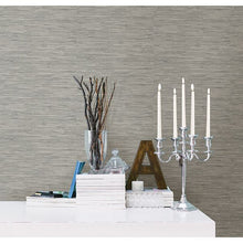 Load image into Gallery viewer, Woven Faux Grasscloth Peel + Stick Wallpaper