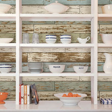 Load image into Gallery viewer, Vintage Wood Peel + Stick Wallpaper