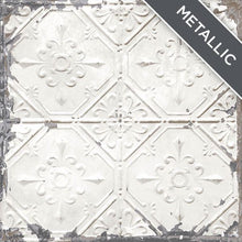 Load image into Gallery viewer, Vintage Diamond Tin Tile Peel + Stick Wallpaper