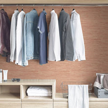 Load image into Gallery viewer, Woven Faux Grasscloth Peel + Stick Wallpaper