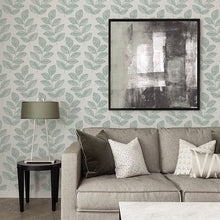 Load image into Gallery viewer, Green Sprig Peel + Stick Wallpaper