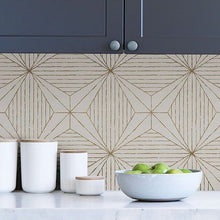 Load image into Gallery viewer, Gold Starburst Peel + Stick Wallpaper