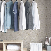 Load image into Gallery viewer, Gold Starburst Peel + Stick Wallpaper