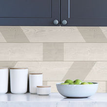 Load image into Gallery viewer, Graphic Shiplap Peel + Stick Wallpaper