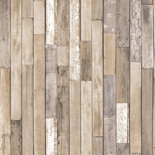 Load image into Gallery viewer, Weathered Barnwood Peel + Stick Wallpaper