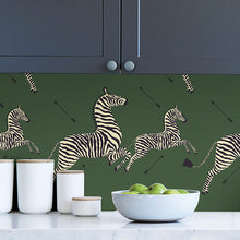 Load image into Gallery viewer, Scalamandré Zebra Safari Peel + Stick Wallpaper