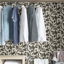 Load image into Gallery viewer, Scalamandré Balinese Peacock Peel + Stick Wallpaper