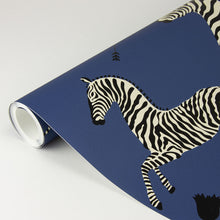Load image into Gallery viewer, Scalamandré Zebra Safari Peel + Stick Wallpaper
