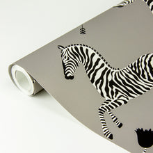 Load image into Gallery viewer, Scalamandré Zebra Safari Peel + Stick Wallpaper