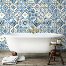 Load image into Gallery viewer, Mediterranean Tile Peel + Stick Wallpaper