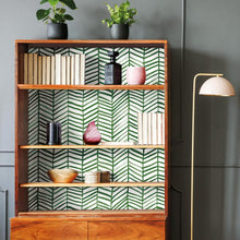 Load image into Gallery viewer, Sketched Herringbone Peel + Stick Wallpaper