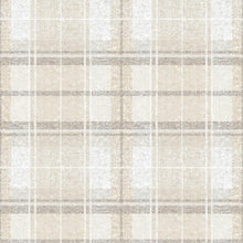 Load image into Gallery viewer, Tweed Plaid Peel + Stick Wallpaper