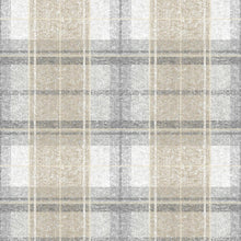 Load image into Gallery viewer, Tweed Plaid Peel + Stick Wallpaper
