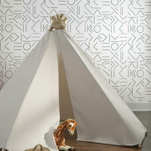 Load image into Gallery viewer, Lines and Shapes Peel + Stick Wallpaper