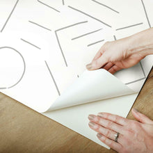 Load image into Gallery viewer, Lines and Shapes Peel + Stick Wallpaper