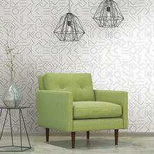 Load image into Gallery viewer, Lines and Shapes Peel + Stick Wallpaper